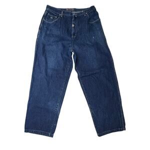 Pure Playaz Vintage Blue Jeans 38 x 32 Hip Hop Skater Baggy JNCO Style